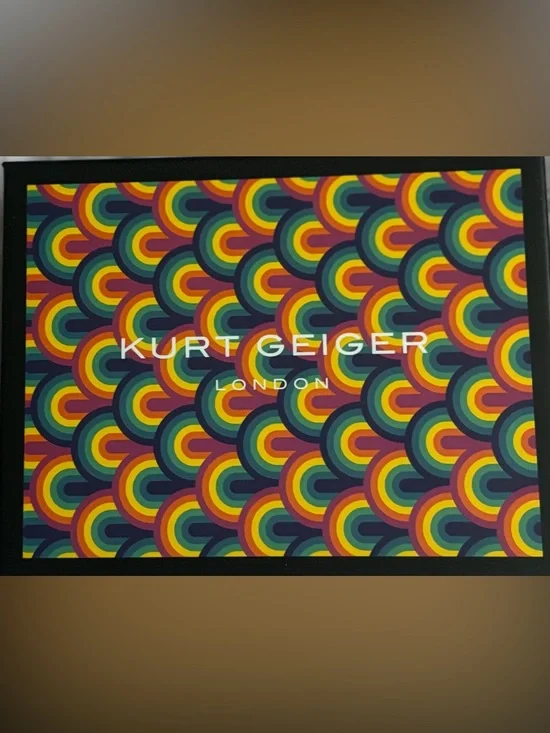 Kurt Geiger London NWT Micro Kensington Black/White Rhinestone Crossbody in Box - Picture 10 of 10